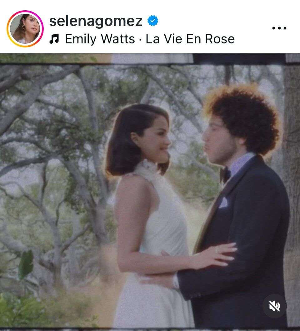 セレーナ・ゴメス、音楽プロデューサーのベニー・ブランコと結婚！ウェディングドレス姿で報告