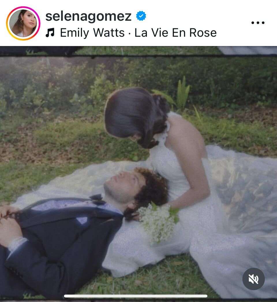 セレーナ・ゴメス、音楽プロデューサーのベニー・ブランコと結婚！ウェディングドレス姿で報告