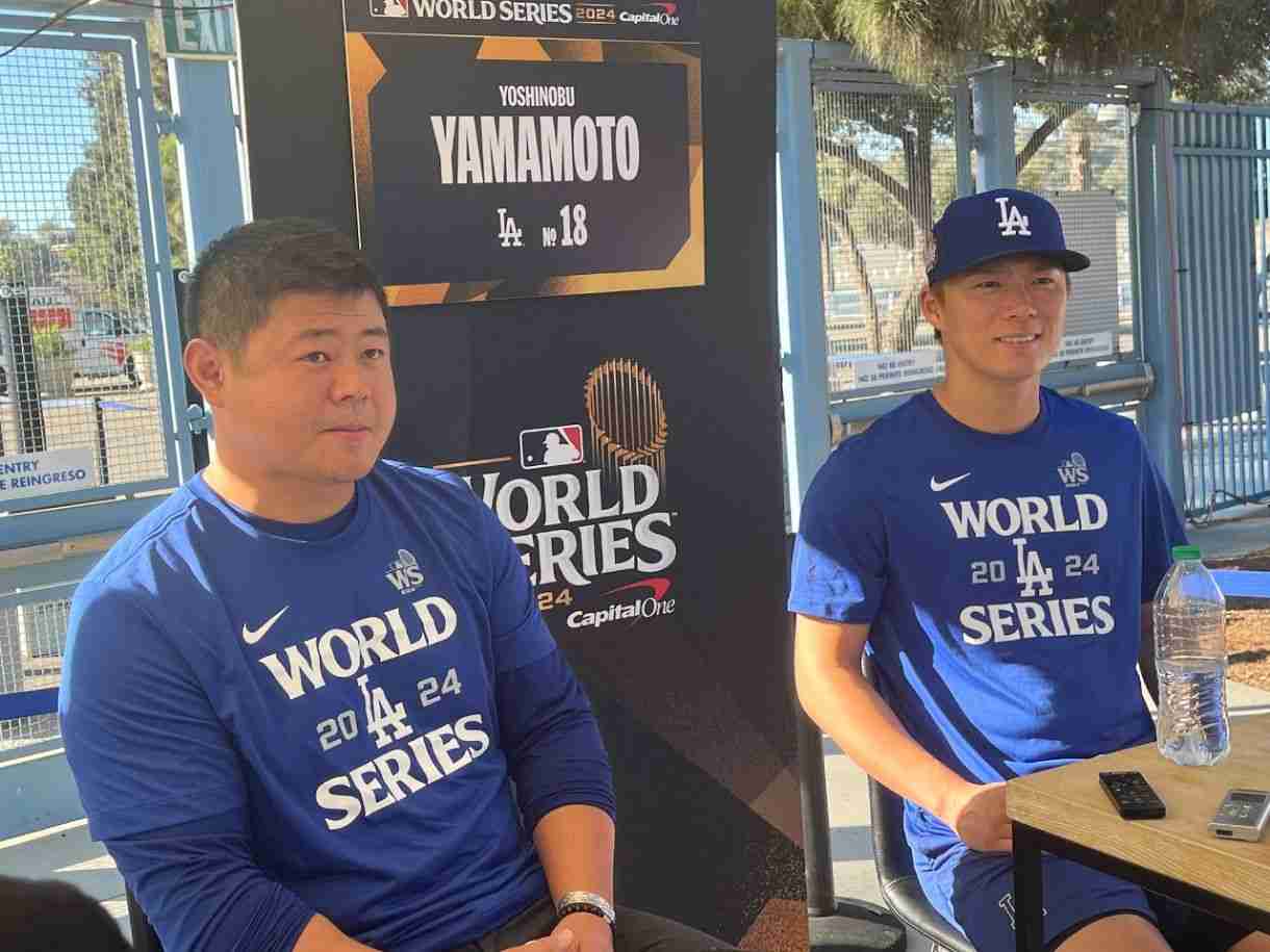 山本由伸通訳の園田さん、眠れなかったあの日の夜、スコアブックの手を止めた”後悔”…涙を堪えたワールドシリーズの言葉、由伸の決意「プレーで恩返ししたい」：中日スポーツ・東京中日スポーツ 