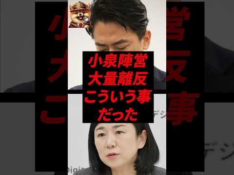 ㊗️40万再生！小泉陣営、大量離反こういう事だった