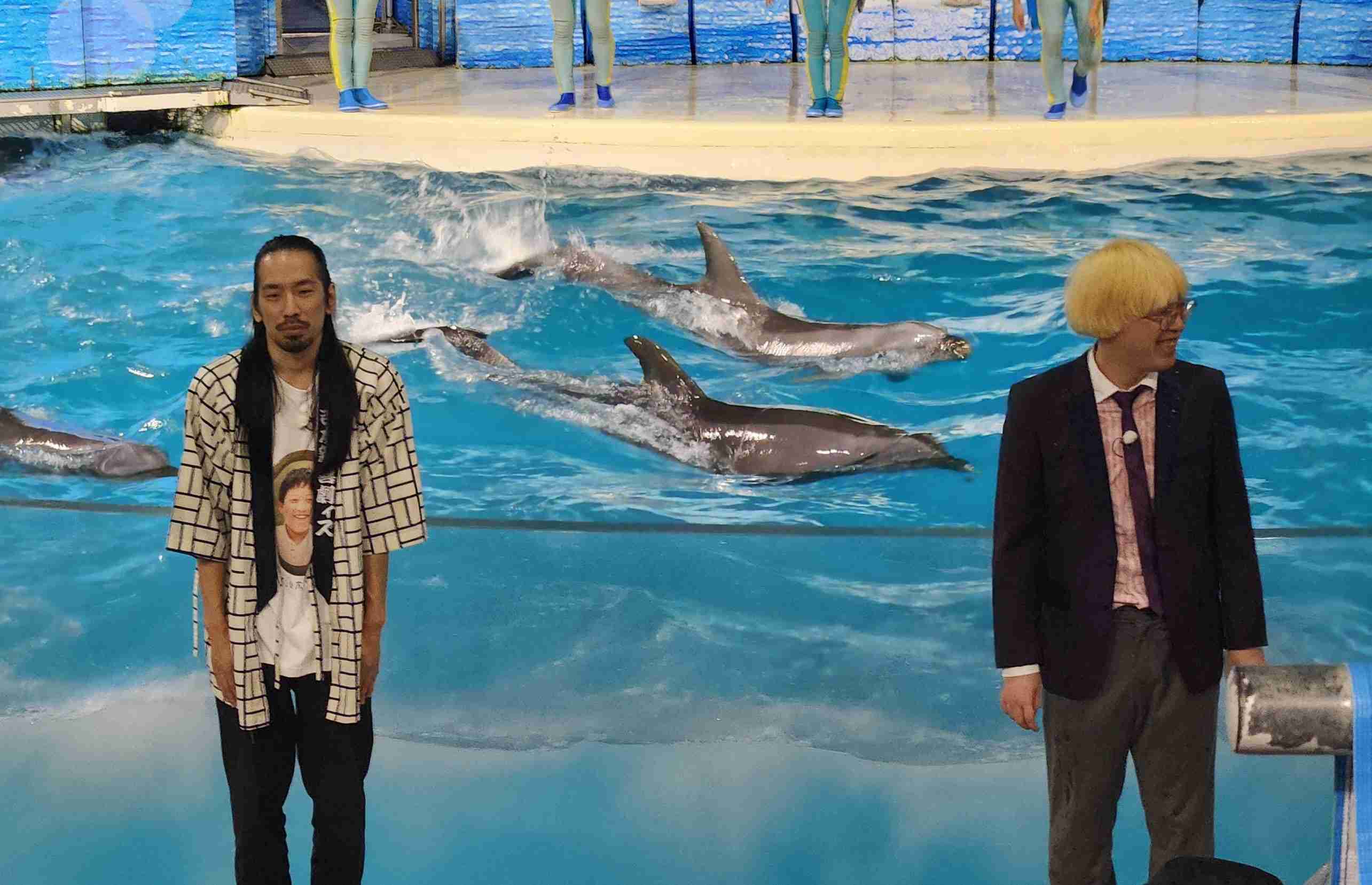 真空ジェシカ「人間代表として戦ったが相手が上手」 江ノ島で哺乳類のイルカとの〝ネタ対決〟で敗北