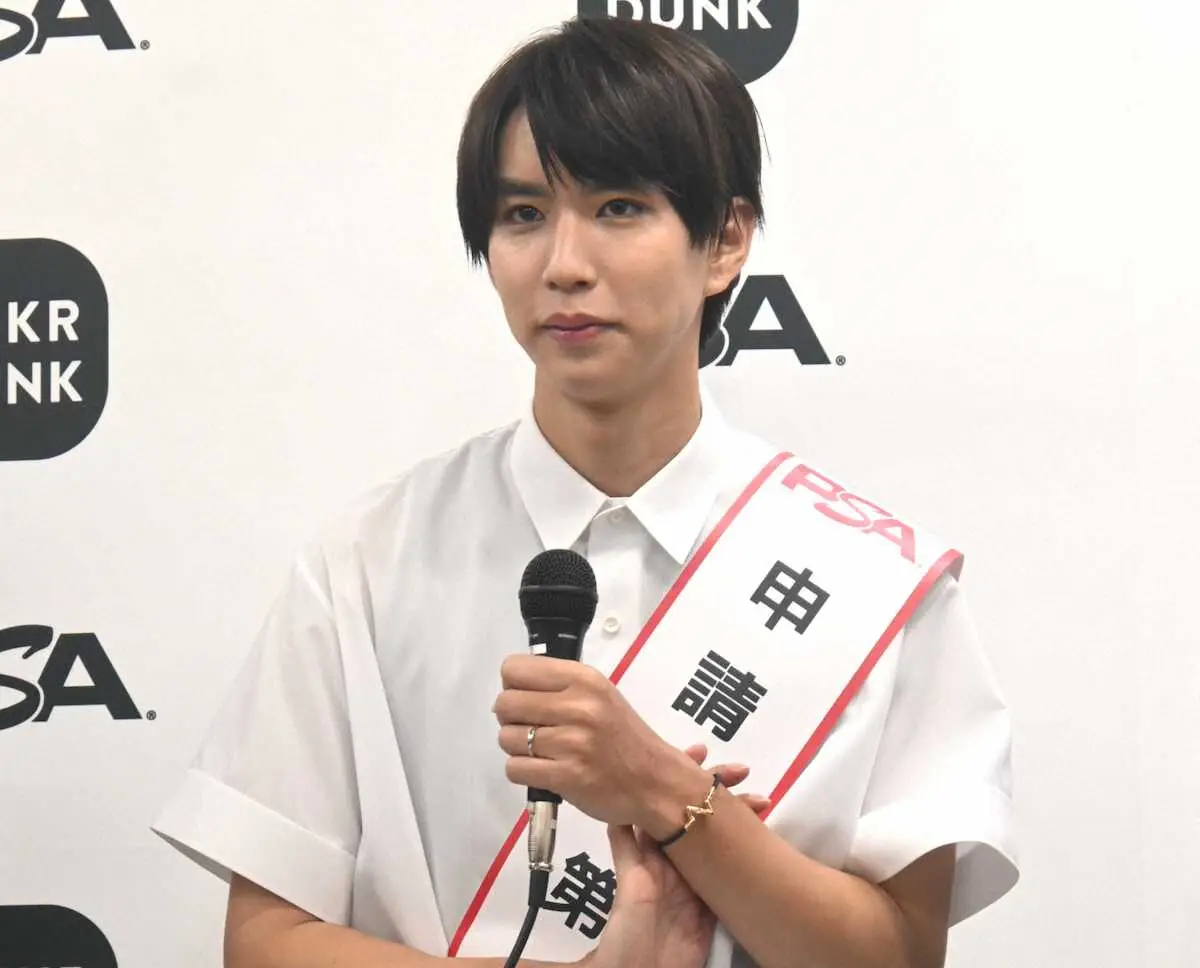 はじめしゃちょー　左手薬指の指輪を指差して…「幸せです！」オーラ全開　結婚後初の公の場 - スポニチ Sponichi Annex 芸能