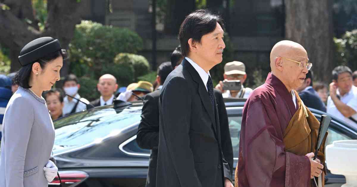 関東大震災から102年　東京都慰霊堂で法要　秋篠宮ご夫妻も  ［写真特集1/15］ | 毎日新聞
