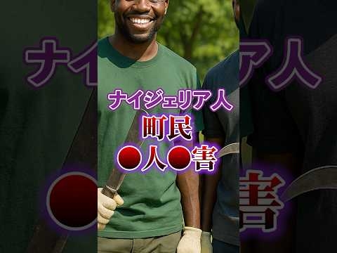 【ナイジェリア】移民問題｜市民を●害【アフリカ ホームタウン】日本人ファースト