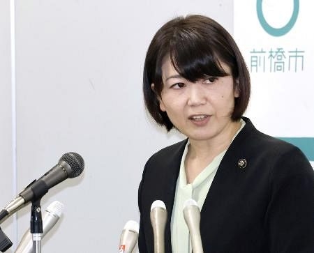 前橋・小川晶市長、続投に重ねて意欲　「公約の責任」市民に訴え