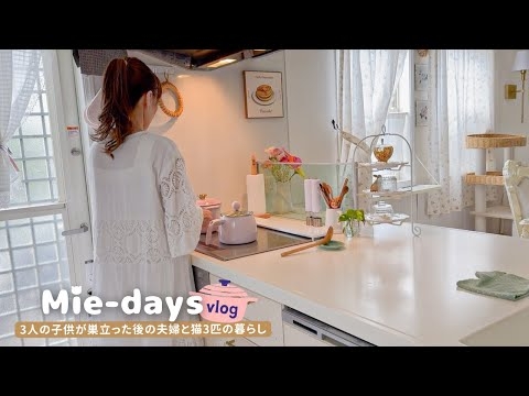 239.【お茶目な猫3匹と50代主婦の日常☘️】｜キッチンの模様替え?️｜朝昼晩ご飯レシピ｜癒し猫の1日?