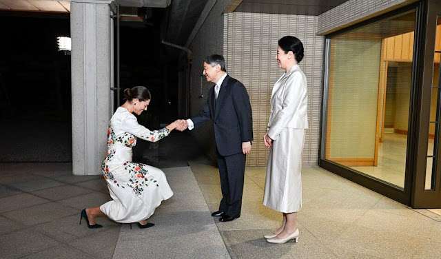 The Emperor and Empress Welcome Princess Victoria and Prince Daniel
