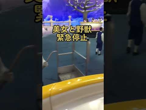 【事故】『美女と野獣　魔法のものがたり』が緊急停止