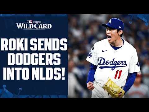 Roki Sasaki and the Dodgers are advancing to the NLDS! (Final 3 outs) ? | 佐々木朗希ハイライト
