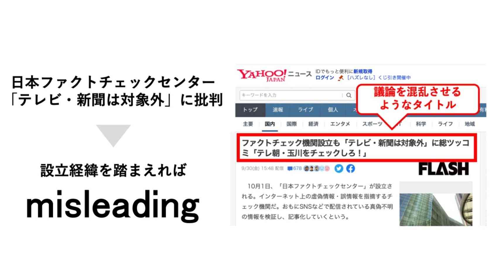 日本ファクトチェックセンター「テレビ・新聞は対象外」が当然の理由（藤代裕之） - エキスパート - Yahoo!ニュース