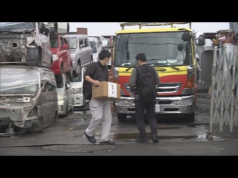 車盗んでヤードに隠した疑い　５人逮捕／埼玉県