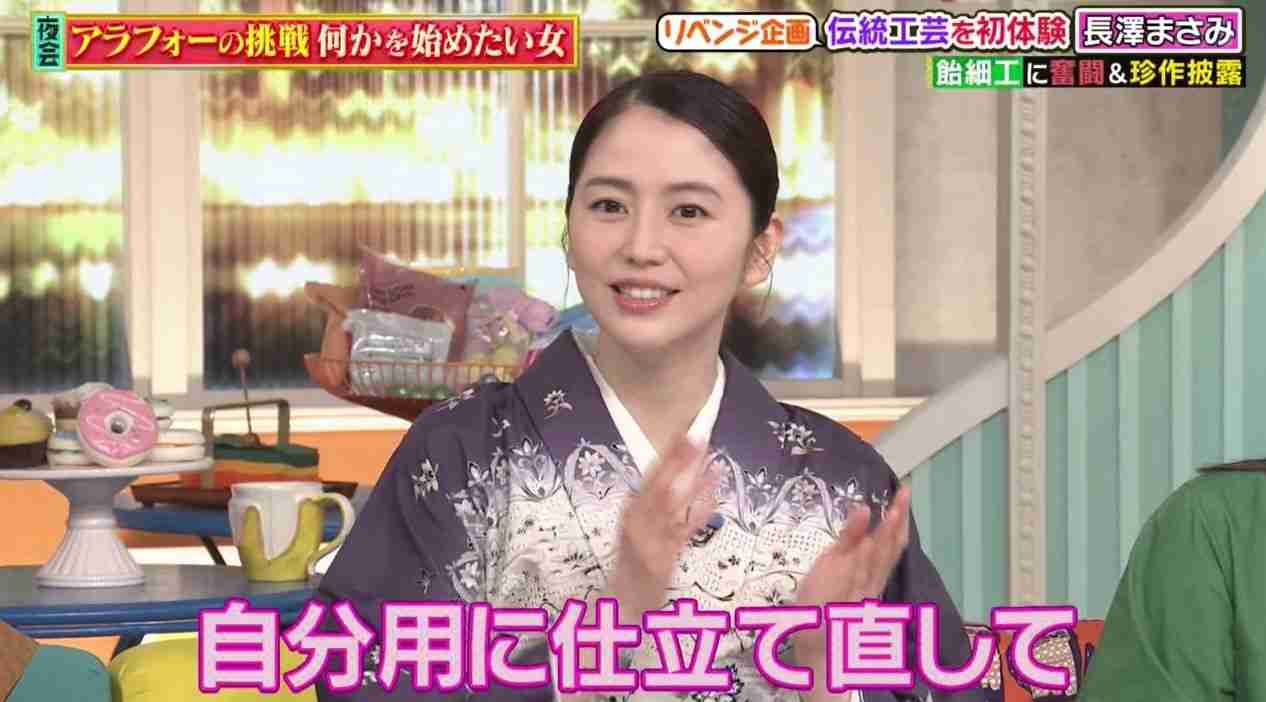 長澤まさみ しっとり和服姿に共演者も感嘆 私物の和服は「祖母が母に買った物を仕立て直して」と明かす