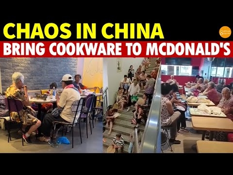 Chaos in China: Shanghai People Bring Cookware to McDonald