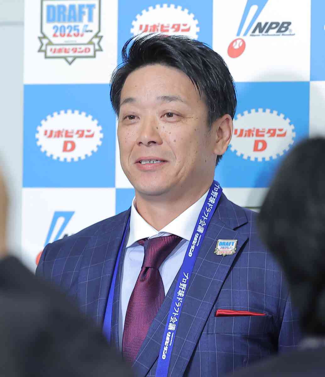 【ロッテ】サブロー新監督がドラ１抽選で石垣元気を引き当て「いろいろとチャットＧＰＴに聞きました」 - スポーツ報知