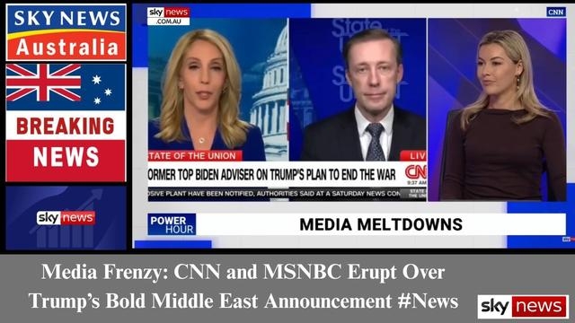 Media Frenzy: CNN and MSNBC Erupt Over Trump’s Bold Middle East Announcement #News 