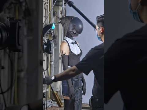 Chainsaw Man Live-Action Film Set Behind the Scenes,チェンソーマン 実写映画セットの舞台裏,체인소맨 실사화 촬영현장