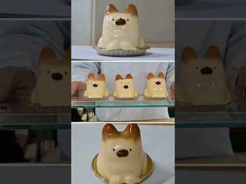 ＳＮＳで話題！ぷるぷる「秋田犬ぷりん」 #Shorts