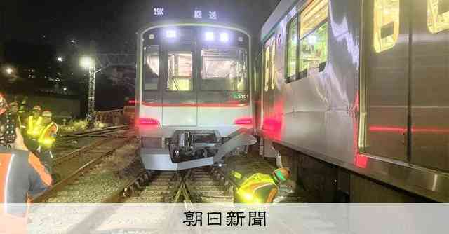 決められた位置の手前で回送列車が停止か　田園都市線、再開見通せず：朝日新聞