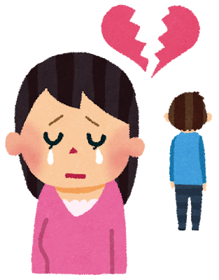 失恋が苦しくて怖い