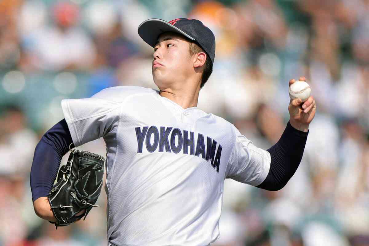 【ロッテ】横浜の二刀流左腕・奥村頼人を３位指名　「うれしい気持ちでいっぱい」と笑顔（スポーツ報知） - Yahoo!ニュース