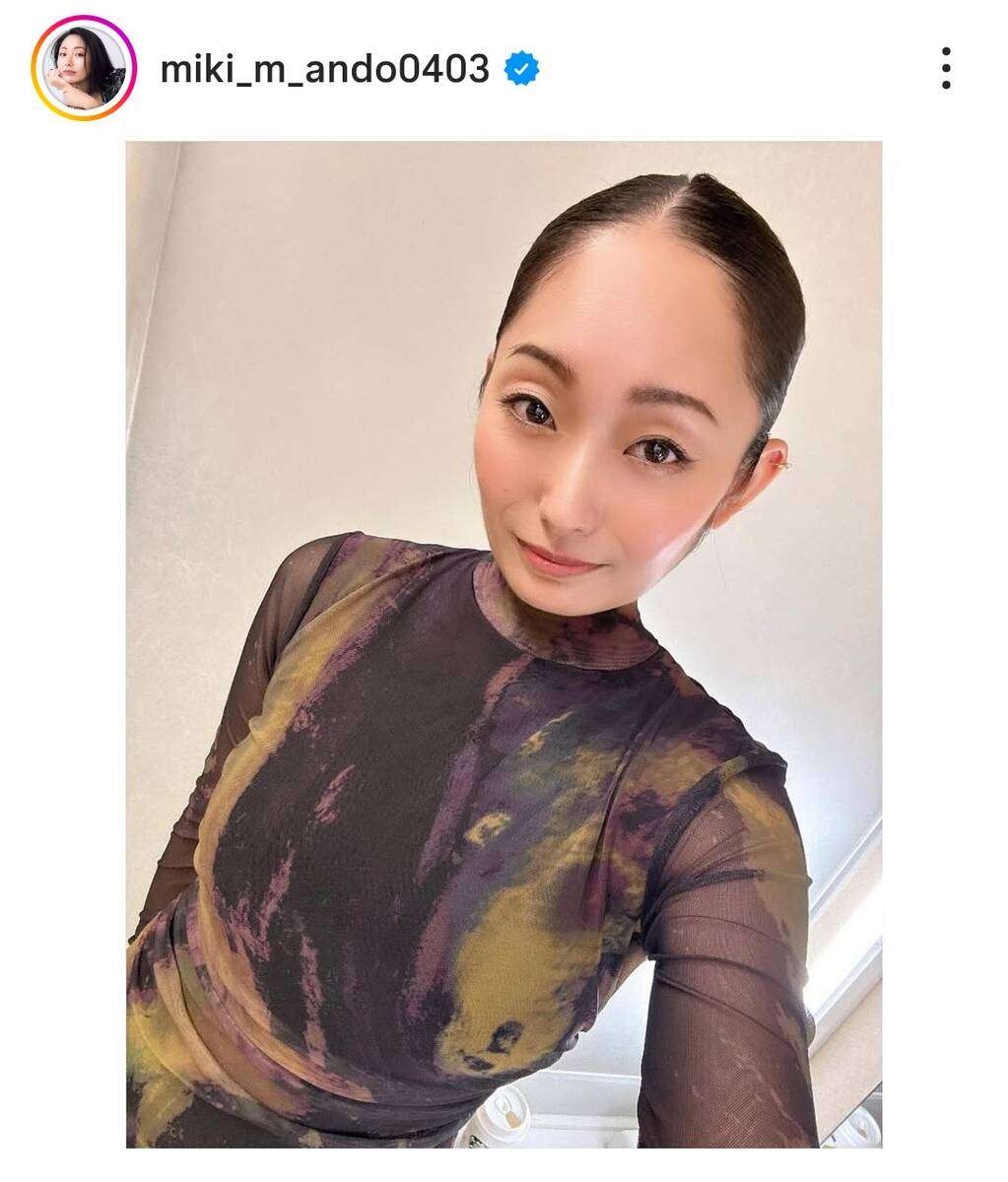 安藤美姫さん「プレバト！！」の衣装にくぎ付け「ナイス」「お美しい」「とっても素敵」
