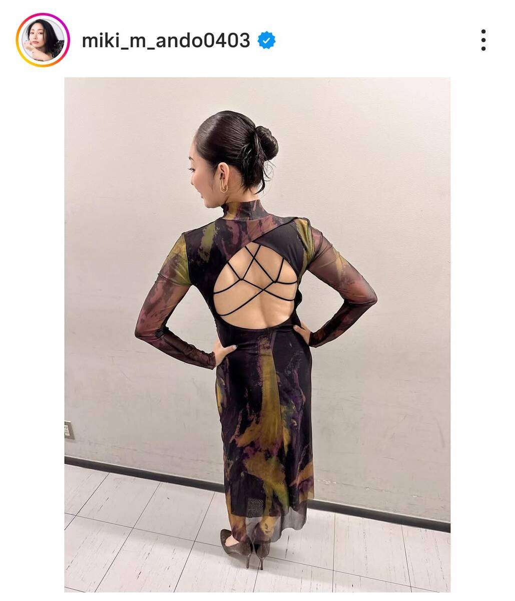 安藤美姫さん「プレバト！！」の衣装にくぎ付け「ナイス」「お美しい」「とっても素敵」
