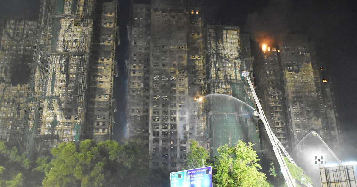防火基準満たぬ改修工事の防護ネット、巨大火柱に拍車か　香港大規模火災、被害は最悪規模 - 産経ニュース
