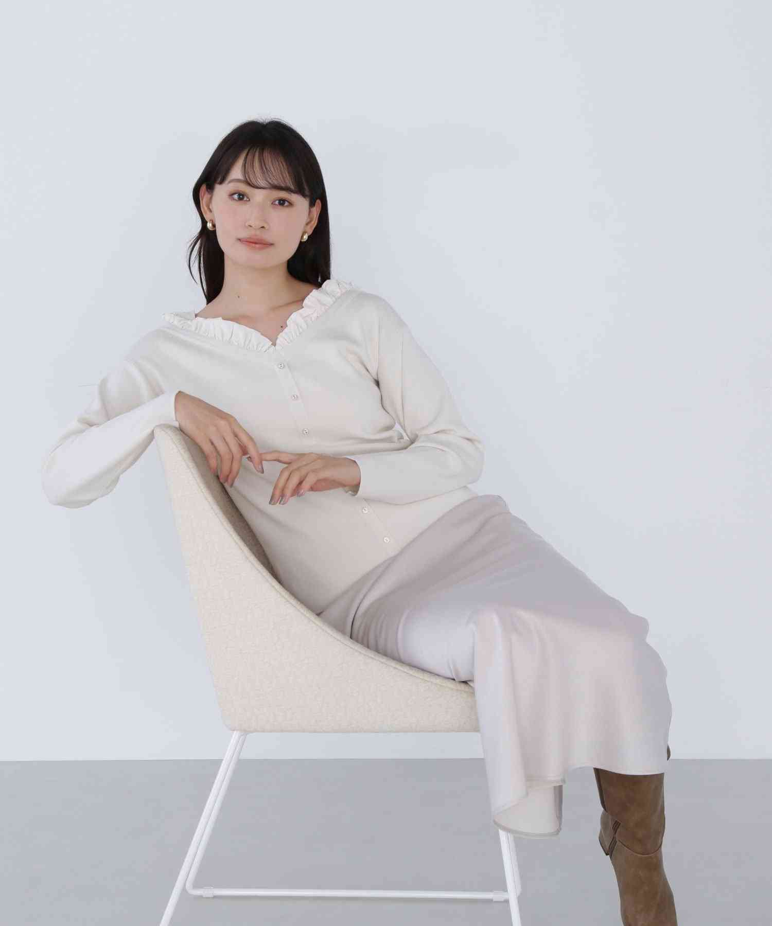 骨格ストレートの秋冬服