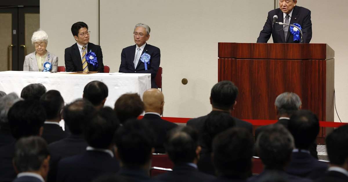 石破茂首相「日朝首脳協議で突破口開く」　拉致問題の集会に出席 - 日本経済新聞