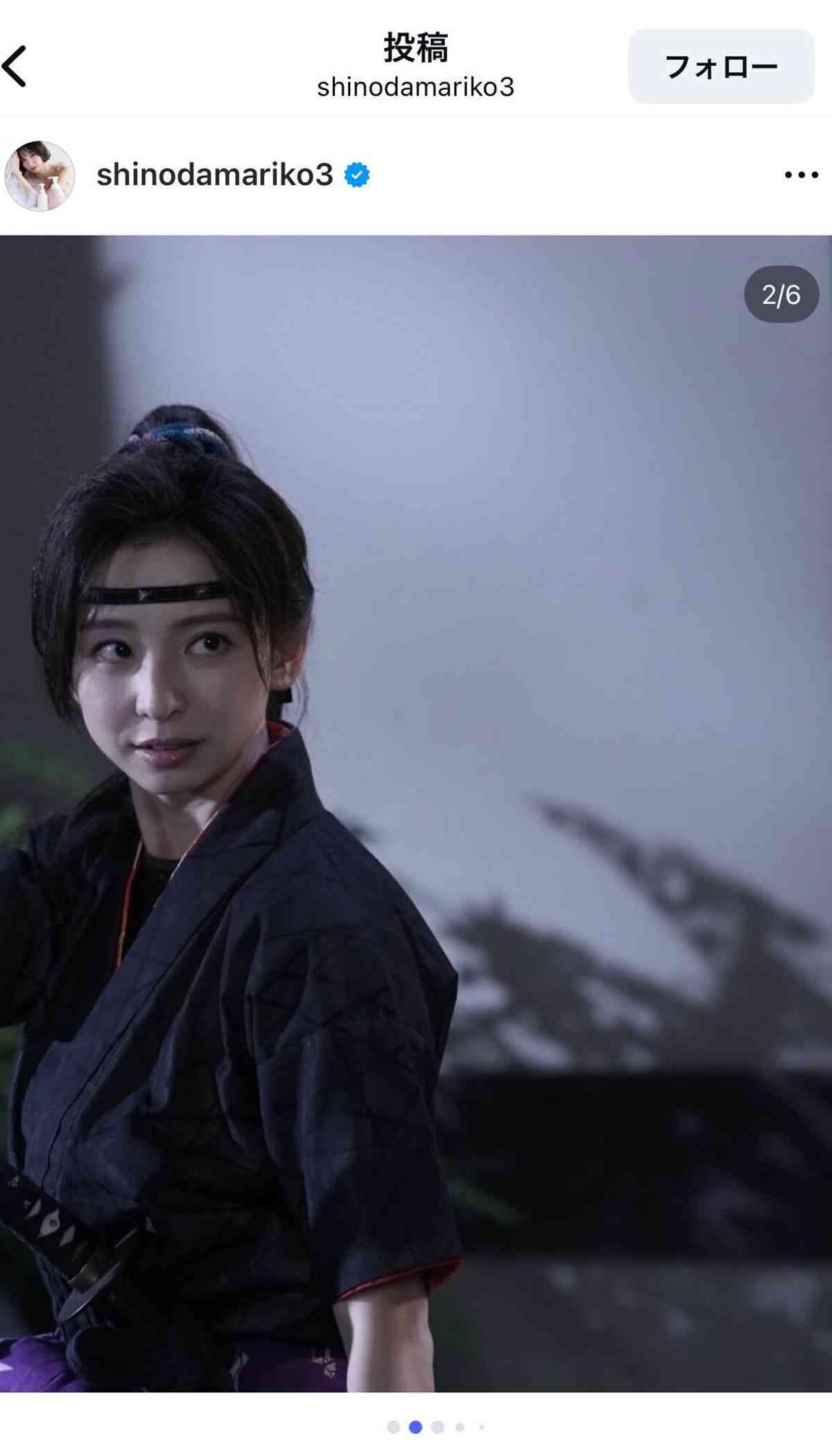 篠田麻里子 『水戸黄門』くノ一姿での仕事報告…“不倫妻”はじめ難役連発も公私ともに絶好調の現在