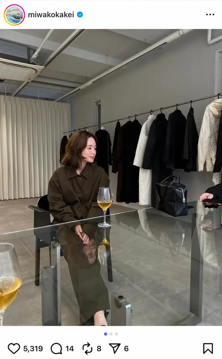 骨格ストレートの秋冬服