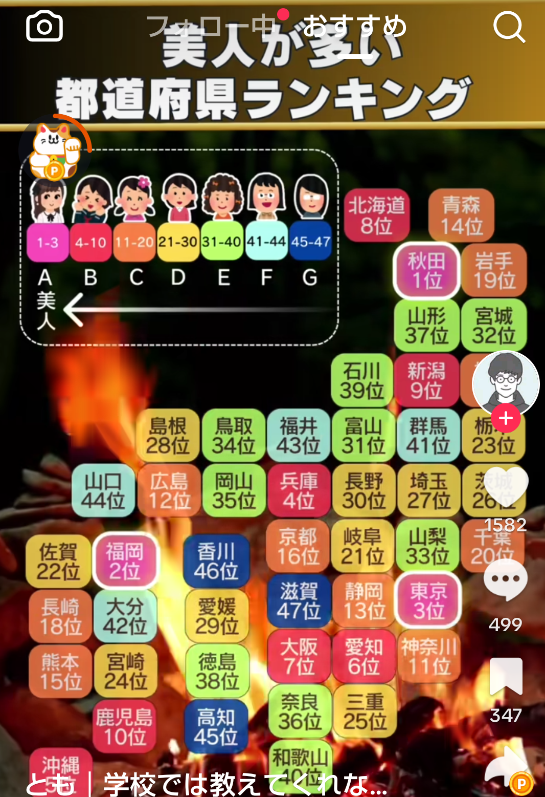 可愛い、美人な子が多い都道府県