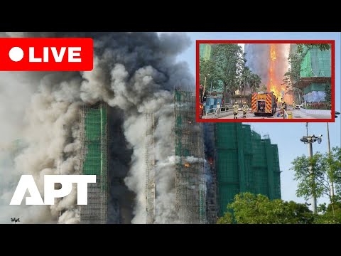 LIVE | Massive Fire Engulfs Residential Tower in Hong Kong’s Tai Po District, Dozens Evacuated | APT