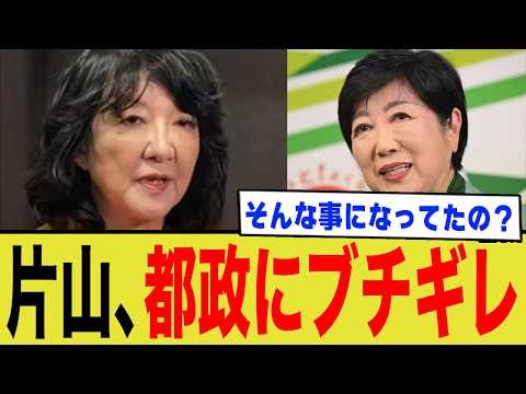 片山さん、都政にブチギレ
