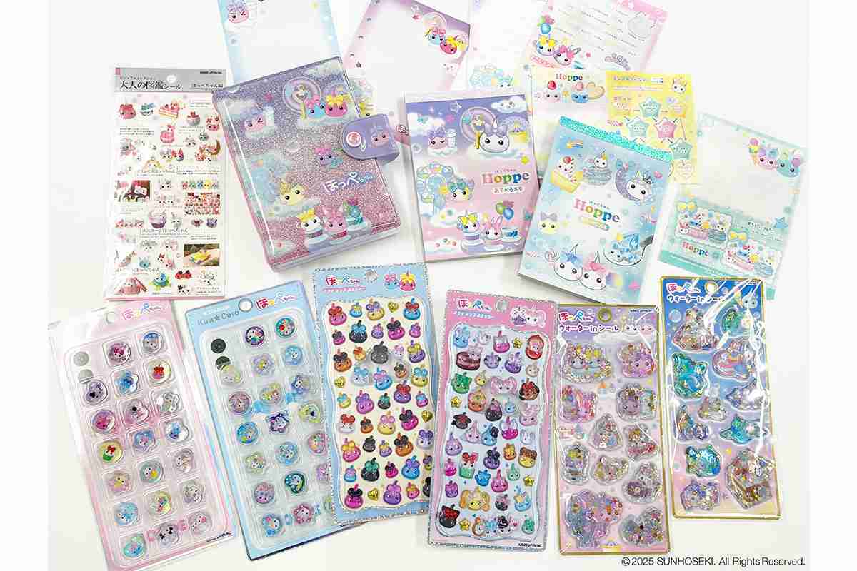 【サン宝石】人気キャラ「ほっぺちゃん」が令和の“シール文化”を牽引！おはじきシール、ウォーターインシールなど、新作が続々♪