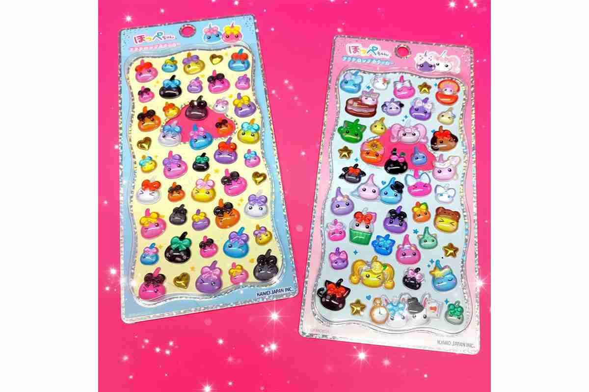 【サン宝石】人気キャラ「ほっぺちゃん」が令和の“シール文化”を牽引!おはじきシール、ウォーターインシールなど、新作が続々♪