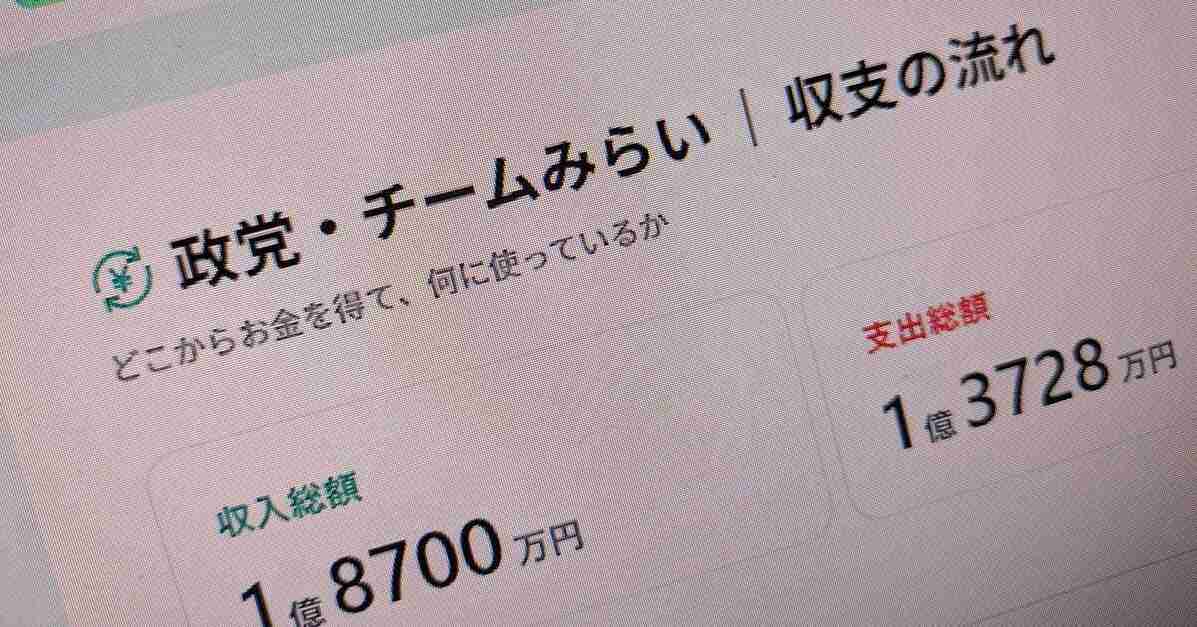 政治資金を可視化するツール、チームみらいがOSSで公開　「政党が意志を持てばここまでできる」 - ITmedia NEWS