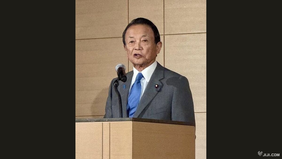高市政権「生んだ以上は育てる」　麻生氏：時事ドットコム