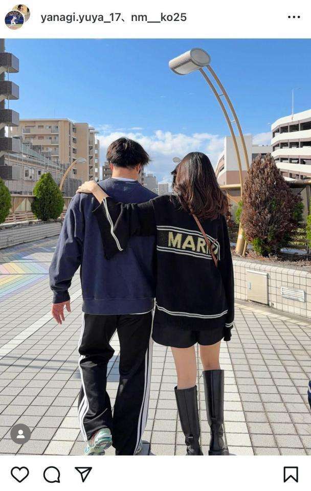 中日・柳　元モデルの妻が夫の不倫騒動を謝罪　ツーショット投稿「彼は現在（家庭内）育成契約中」「まずは15時間抱きしめてもらいますか～」
