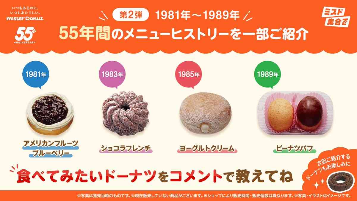 「子どもの頃食べてた」「懐かしくて涙出る」　ミスド公式《1998〜2004年》発売商品の画像を投稿→懐かしすぎて「復活希望」の声が殺到する事態に