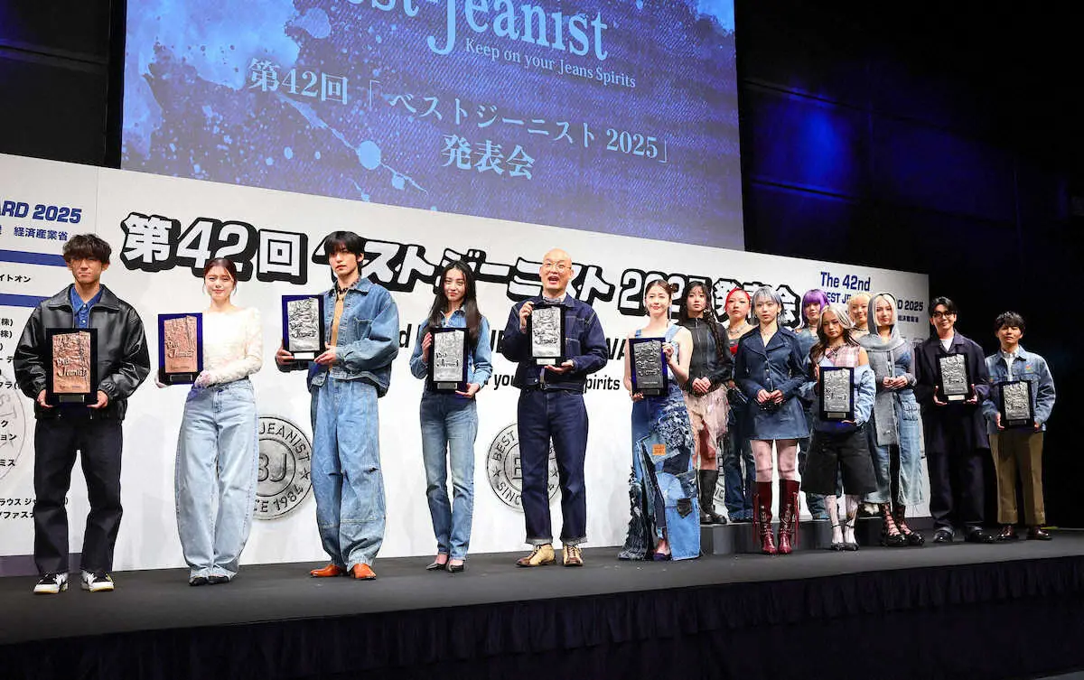 Snow Man目黒蓮・今田美桜・HANAら「ベストジーニスト2025」発表 目黒は2年連続受賞の快挙【一覧】
