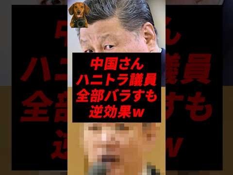 中国さん、ハニトラ議員全部バラすも逆効果w