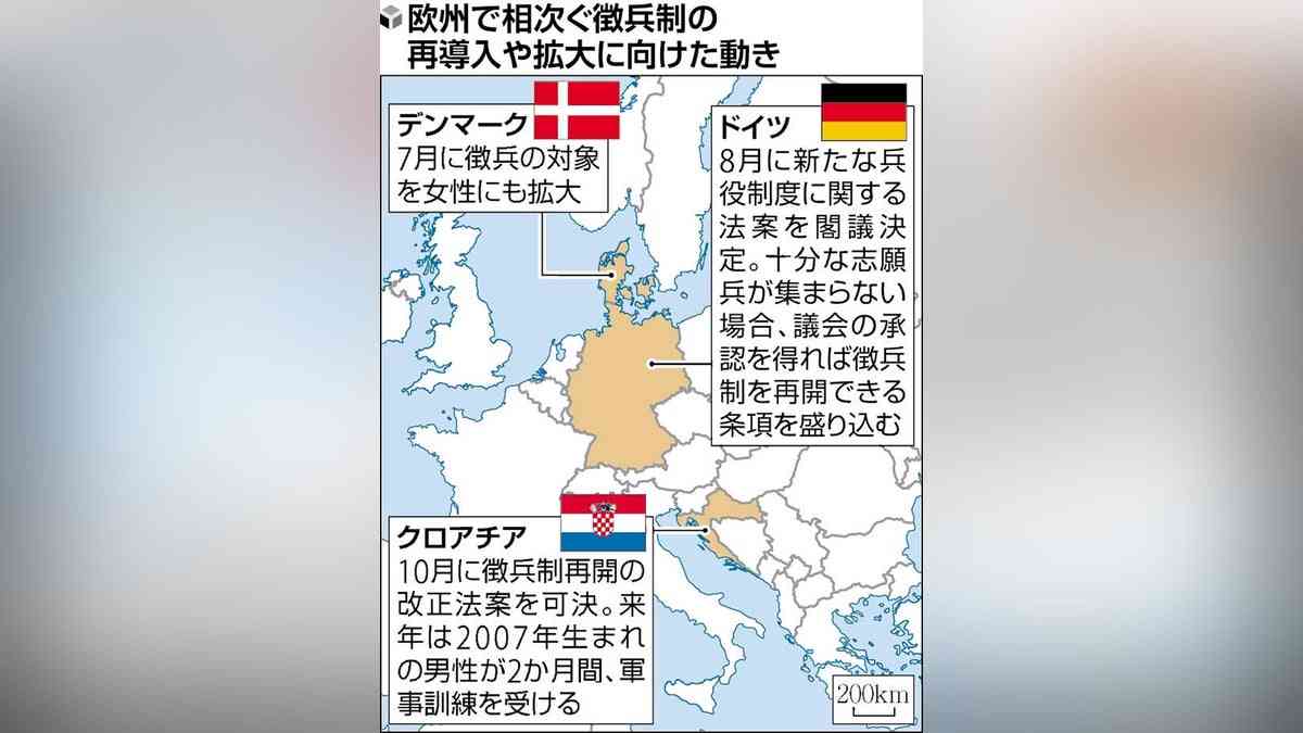 欧州に徴兵制拡大の動き…領空侵犯続けるロシアに対抗、１８年ぶり再開や条件付き審議入り　 : 読売新聞