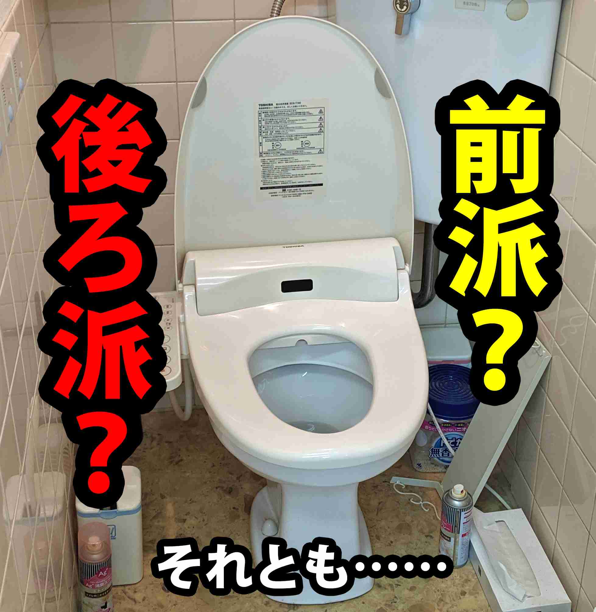 前派?後派?トイレでのお尻の拭き方