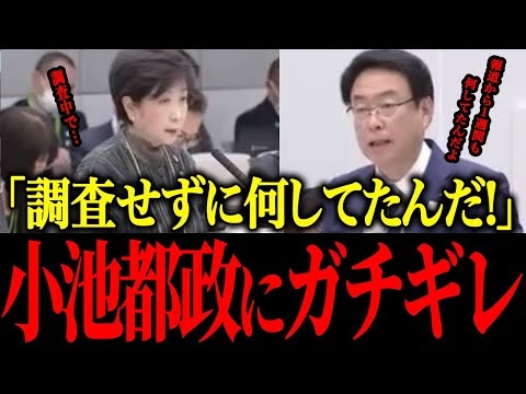 【小池百合子】※隠蔽調査をしていないことがロボット職員の発言でバレました…【佐藤沙織里 消費税 東京都議会本会議】