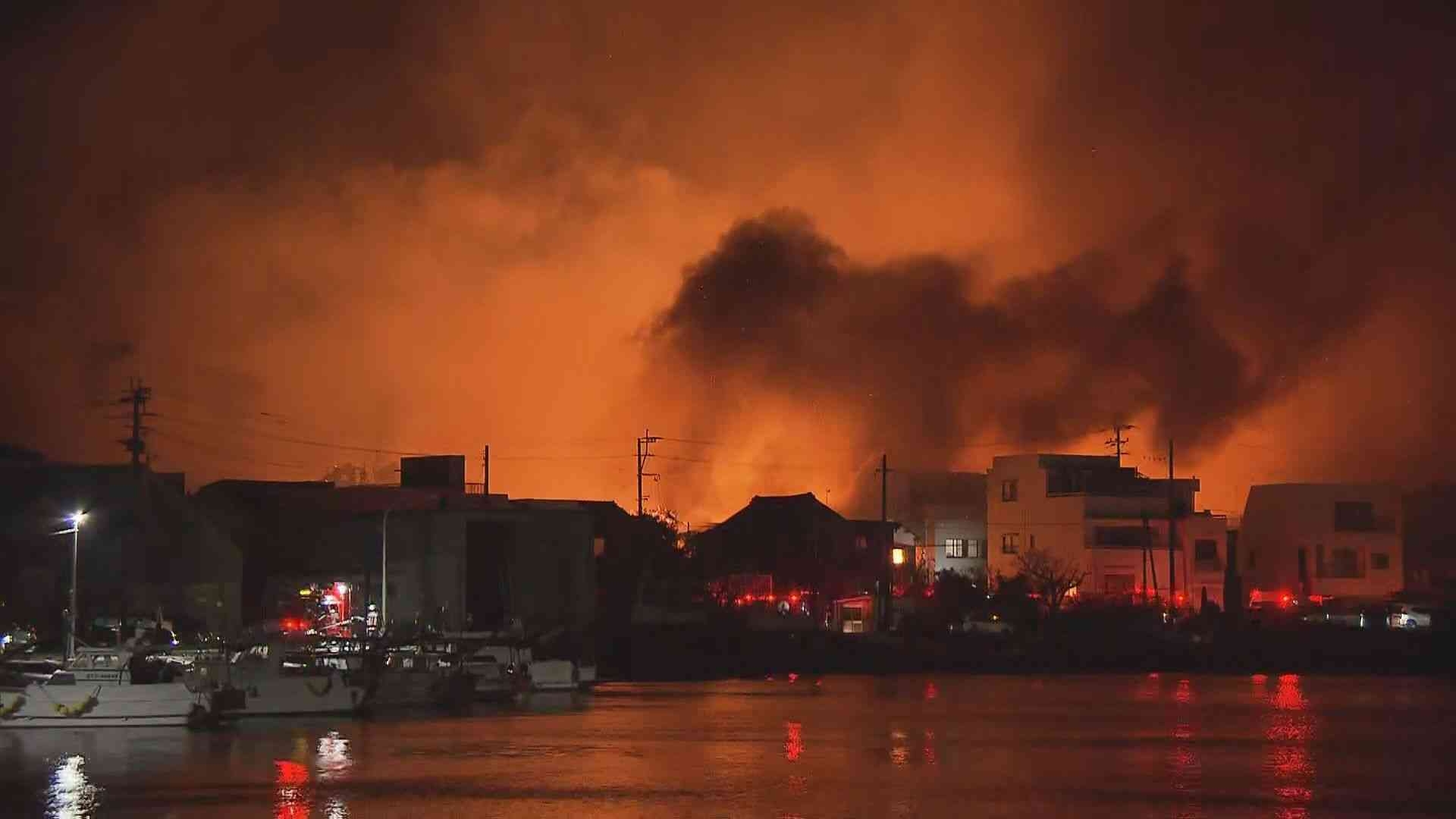 大分の大規模火災　被害は170棟以上に 県が自衛隊に災害派遣を要請する方向で調整中