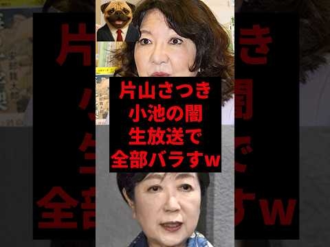 片山さつき小池の闇生放送で全部バラすw