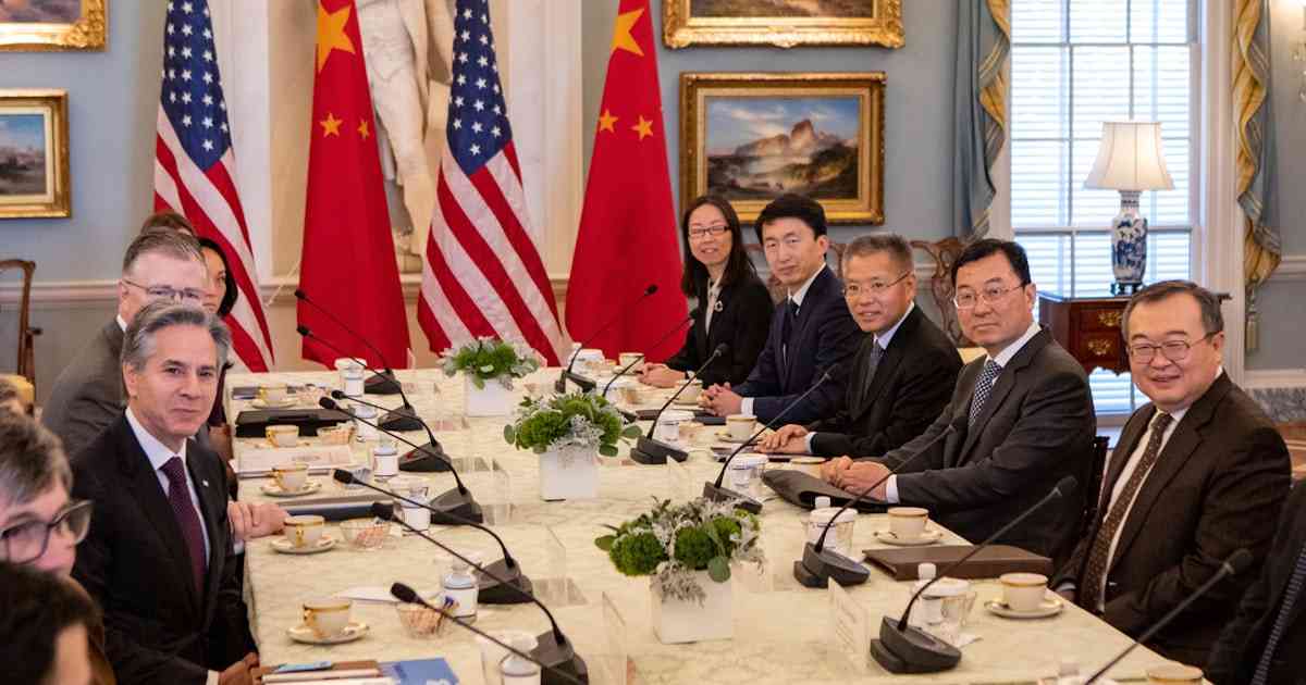 ブリンケン米国務長官、中国共産党高官と会談　台湾海峡の安定訴え - 日本経済新聞