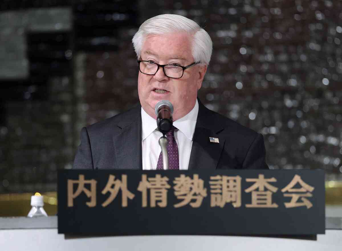 中国総領事は「日本国民を脅迫」　「本性を露呈」と非難　駐日米大使（時事通信） - Yahoo!ニュース
