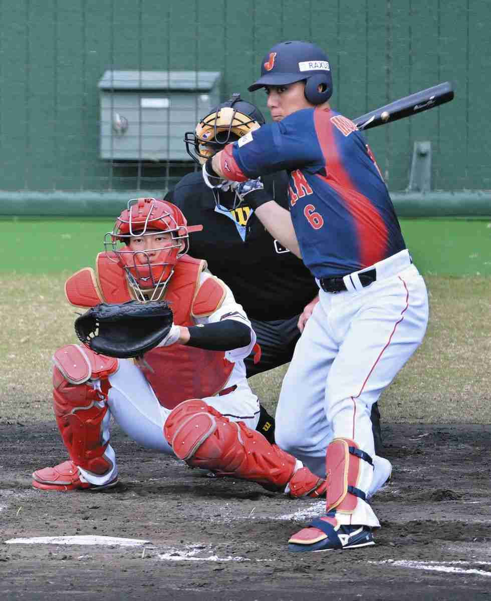 【侍ジャパン】村林一輝、ピッチクロック違反1号、残り8秒までに構えてなく1ストライク、西川史礁も同様の違反：中日スポーツ・東京中日スポーツ 